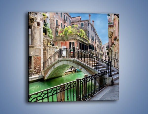 Obraz na płótnie – Wenecki most – jednoczęściowy kwadratowy AM523