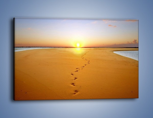 Obraz na płótnie – Piaskowym krokiem do słońca – jednoczęściowy prostokątny poziomy KN165