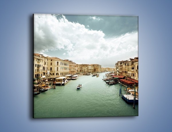 Obraz na płótnie – Cieśnina Canal Grande w Wenecji – jednoczęściowy kwadratowy AM559