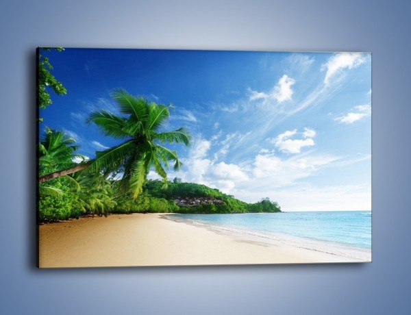 Obraz na płótnie – Czystość rajskiej plaży – jednoczęściowy prostokątny poziomy KN848