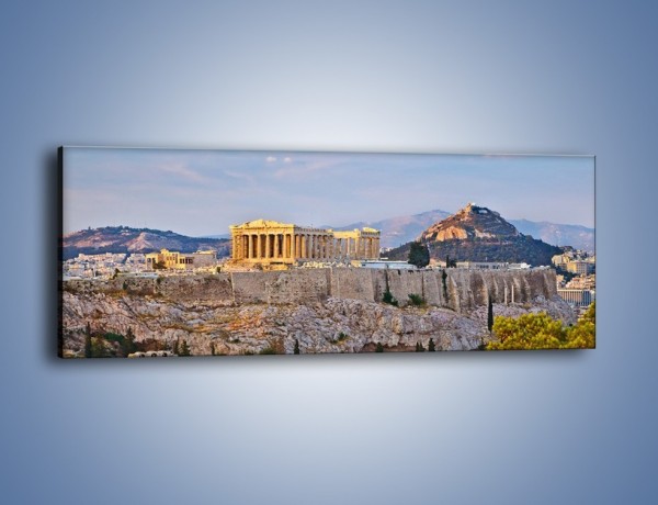 Obraz na płótnie – Ateńskie ruiny – jednoczęściowy panoramiczny AM162