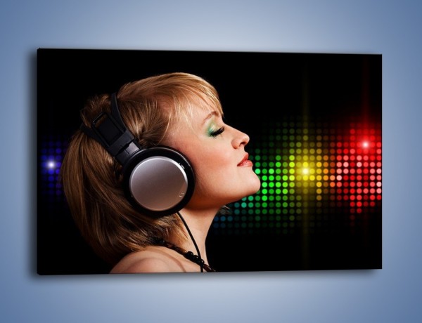 Obraz na płótnie – Wsłuchaj się w muzykę – jednoczęściowy prostokątny poziomy L015