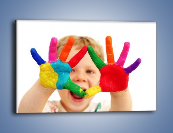 Obraz na płótnie – Kolorowy dziecięcy świat – jednoczęściowy prostokątny poziomy L053