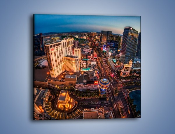 Obraz na płótnie – Centrum Las Vegas – jednoczęściowy kwadratowy AM588