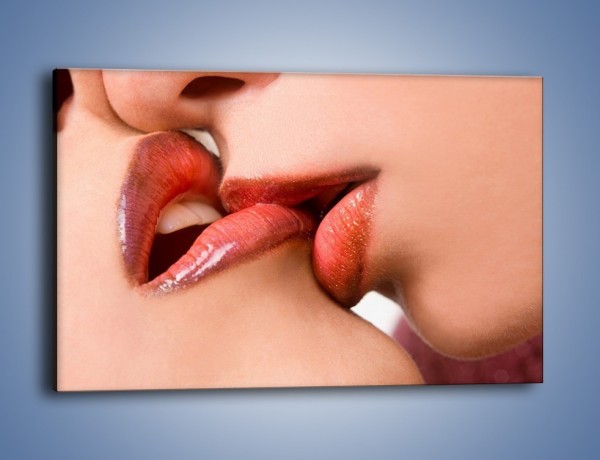 Obraz na płótnie – Krwisty pocałunek – jednoczęściowy prostokątny poziomy L111