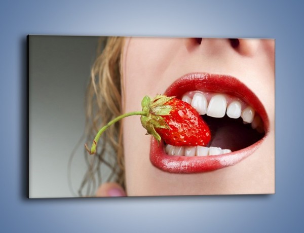 Obraz na płótnie – Mocny chwyt zębami – jednoczęściowy prostokątny poziomy L122