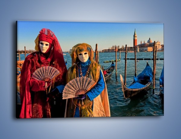 Obraz na płótnie – Wenecja i jej bohaterowie – jednoczęściowy prostokątny poziomy L210
