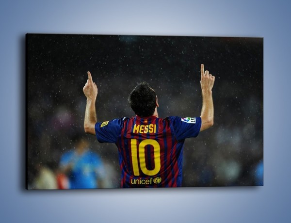 Obraz na płótnie – Messi wielkim zwycięzcą – jednoczęściowy prostokątny poziomy L241