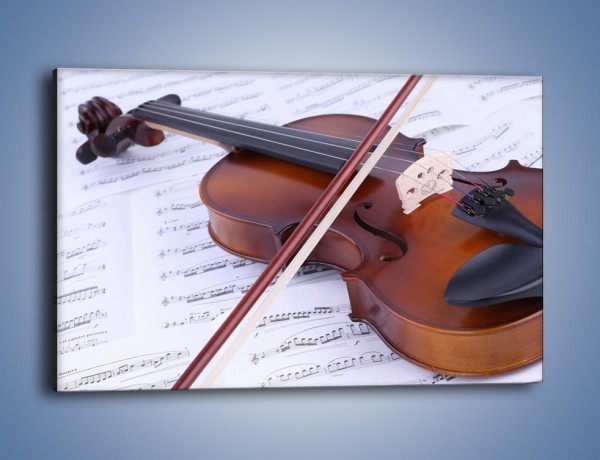 Obraz na płótnie – Melodia grana na skrzypcach – jednoczęściowy prostokątny poziomy O003