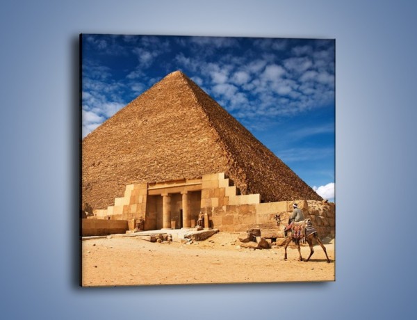 Obraz na płótnie – Wejście do egipskiej piramidy – jednoczęściowy kwadratowy AM602