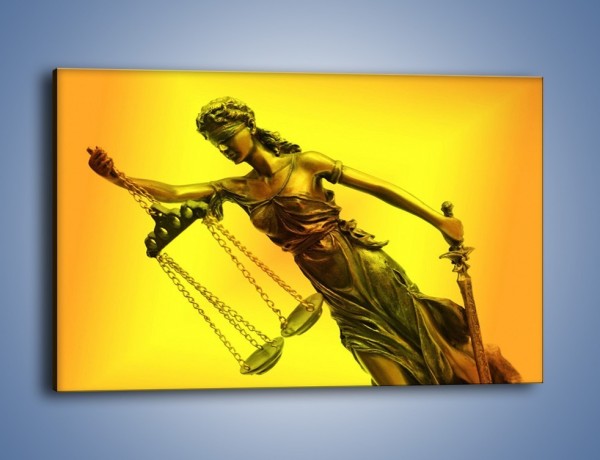 Obraz na płótnie – Figurka ważna w świecie prawa – jednoczęściowy prostokątny poziomy O164