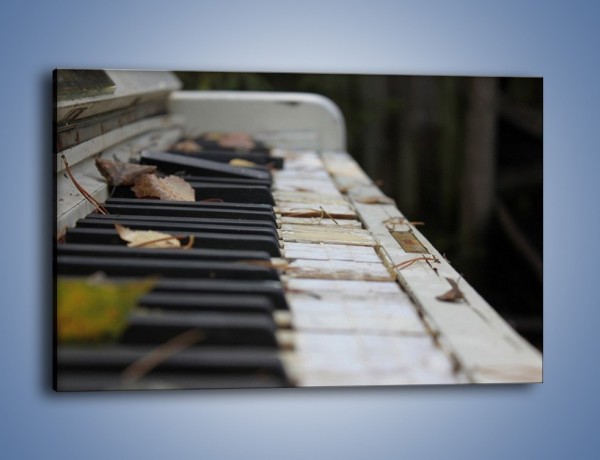 Obraz na płótnie – Zapomniane chwile przy pianinie – jednoczęściowy prostokątny poziomy O187