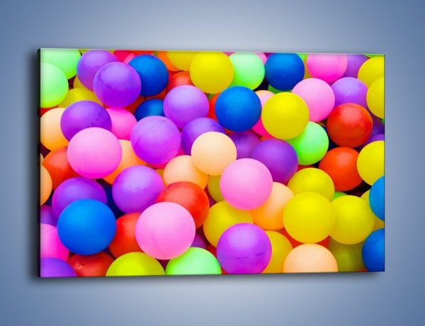 Obraz na płótnie – Basen z kolorowymi piłeczkami – jednoczęściowy prostokątny poziomy O208