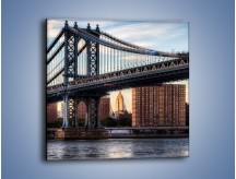 Obraz na płótnie – Manhattan Bridge – jednoczęściowy kwadratowy AM607