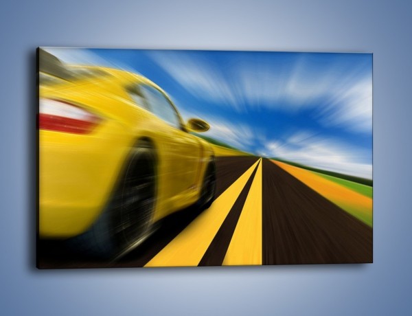 Obraz na płótnie – Pędzące Porsche – jednoczęściowy prostokątny poziomy TM028