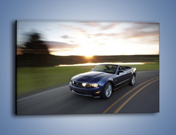 Obraz na płótnie – Ford Mustang Shelby GT500 na zakręcie – jednoczęściowy prostokątny poziomy TM051