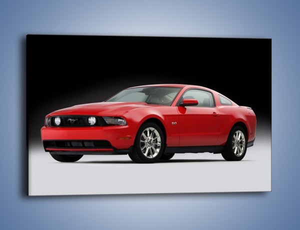 Obraz na płótnie – Czerwony Ford Mustang GT – jednoczęściowy prostokątny poziomy TM052