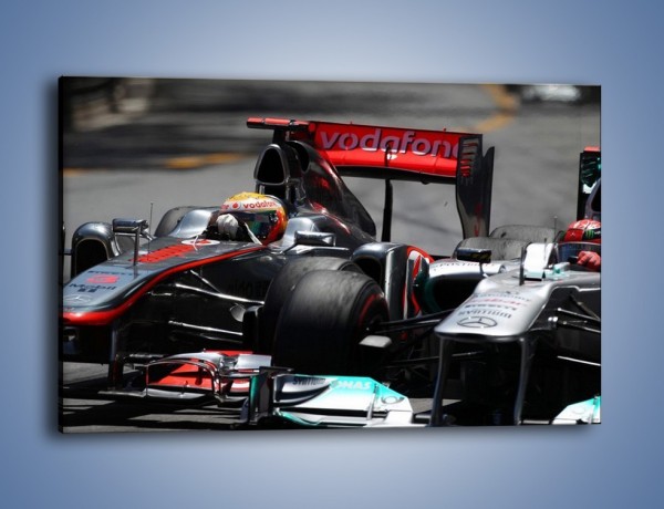 Obraz na płótnie – McLaren Mercedes Monaco GP – jednoczęściowy prostokątny poziomy TM076