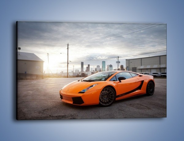 Obraz na płótnie – Pomarańczowe Lamborghini Gallardo – jednoczęściowy prostokątny poziomy TM102