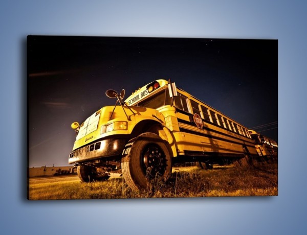 Obraz na płótnie – Amerykański School Bus – jednoczęściowy prostokątny poziomy TM146