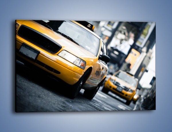 Obraz na płótnie – Taksówki w Nowym Jorku – jednoczęściowy prostokątny poziomy TM151