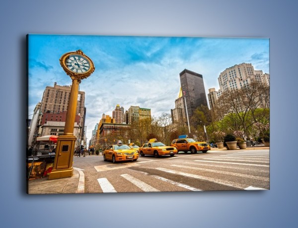 Obraz na płótnie – Taksówki na Fifth Avenue – jednoczęściowy prostokątny poziomy TM223