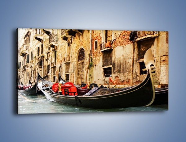 Obraz na płótnie – Wenecka gondola – jednoczęściowy panoramiczny AM286