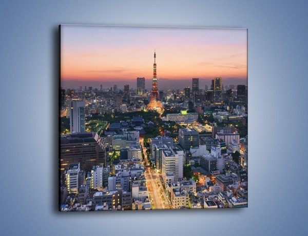 Obraz na płótnie – Tokyo o poranku – jednoczęściowy kwadratowy AM633