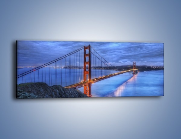 Obraz na płótnie – Most Golden Gate – jednoczęściowy panoramiczny AM328