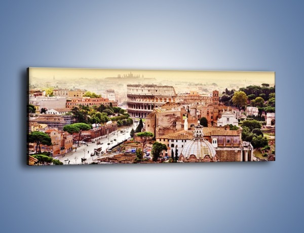 Obraz na płótnie – Panorama Rzymu – jednoczęściowy panoramiczny AM338
