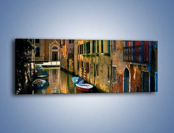 Obraz na płótnie – Cały urok Wenecji w jednym kadrze – jednoczęściowy panoramiczny AM371