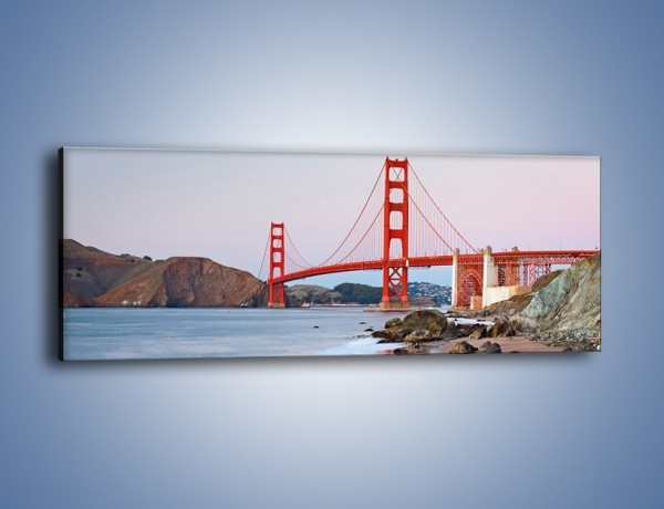 Obraz na płótnie – Most Golden Gate – jednoczęściowy panoramiczny AM406