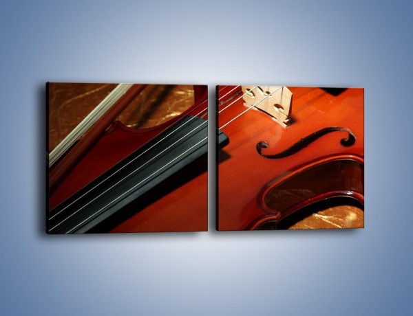 Obraz na płótnie – Instrument i muzyka poważna – dwuczęściowy kwadratowy poziomy O025