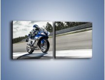 Obraz na płótnie – Yamaha R6 – dwuczęściowy kwadratowy poziomy TM045