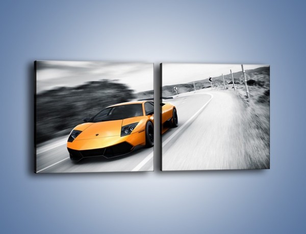 Obraz na płótnie – Lamborghini Murcielago – dwuczęściowy kwadratowy poziomy TM058
