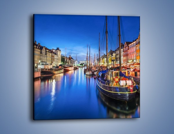 Obraz na płótnie – Kanał Nyhavn w Kopenhadze – jednoczęściowy kwadratowy AM716