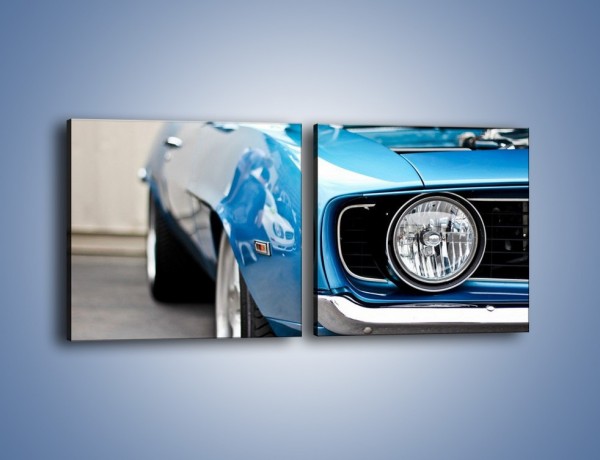 Obraz na płótnie – Ford Mustang Muscle Car – dwuczęściowy kwadratowy poziomy TM101