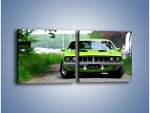 Obraz na płótnie – Plymouth Barracuda – dwuczęściowy kwadratowy poziomy TM130