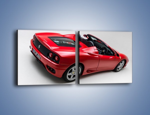 Obraz na płótnie – Ferrari 360 Spider – dwuczęściowy kwadratowy poziomy TM182