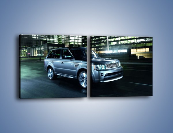 Obraz na płótnie – Range Rover 5.0 V8 Supercharged – dwuczęściowy kwadratowy poziomy TM186