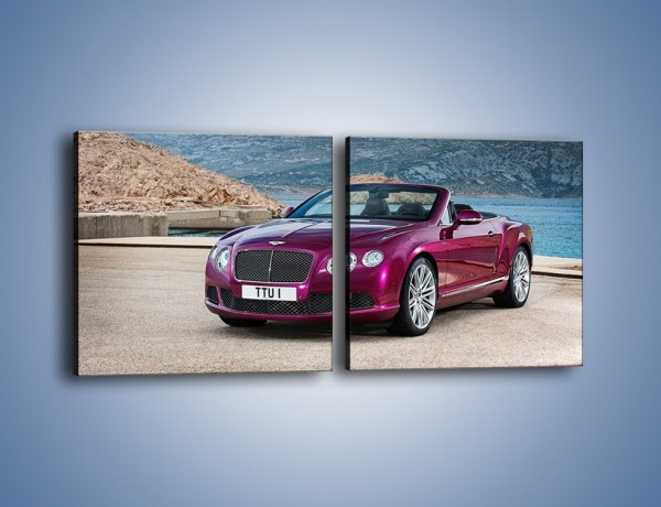 Obraz na płótnie – Bentley Continental Speed GT – dwuczęściowy kwadratowy poziomy TM187