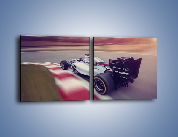 Obraz na płótnie – Formula 1 Williams Martini Racing – dwuczęściowy kwadratowy poziomy TM212