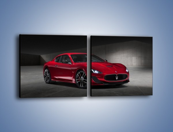 Obraz na płótnie – Maserati GranTurismo Centennial Edition – dwuczęściowy kwadratowy poziomy TM240