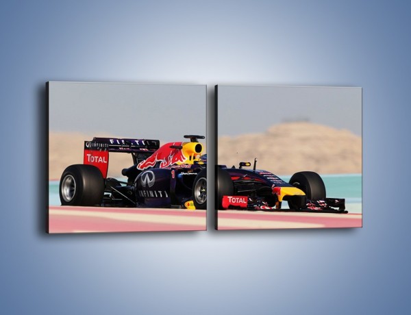 Obraz na płótnie – F1 Infiniti Red Bull – dwuczęściowy kwadratowy poziomy TM241
