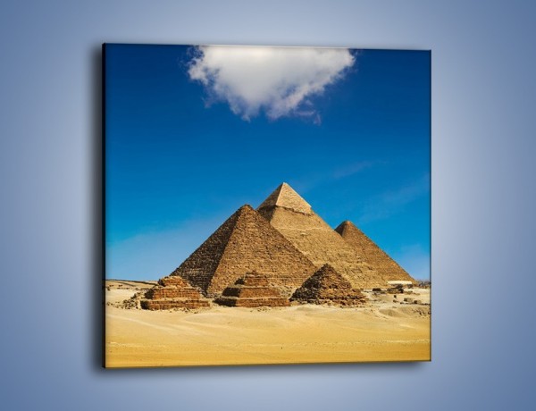 Obraz na płótnie – Piramidy w Egipcie – jednoczęściowy kwadratowy AM723