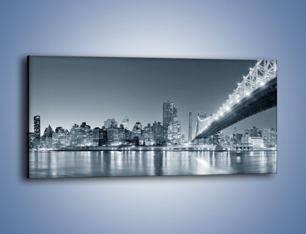 Obraz na płótnie – Panorama Nowego Yorku – jednoczęściowy panoramiczny AM439