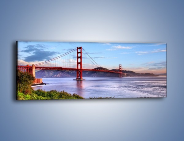 Obraz na płótnie – Most Golden Gate w San Francisco – jednoczęściowy panoramiczny AM444