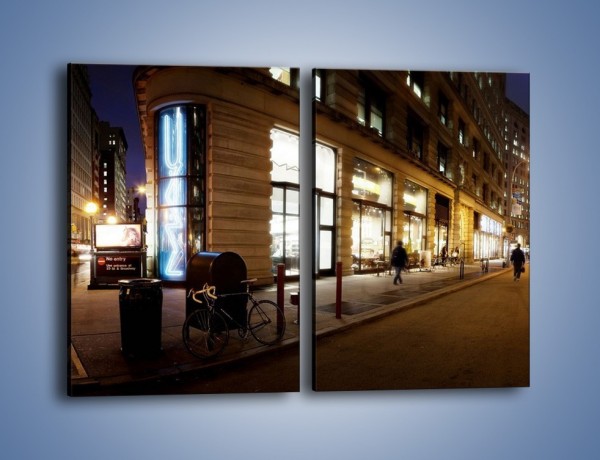 Obraz na płótnie – Flatiron Building w Nowym Jorku – dwuczęściowy prostokątny pionowy AM345