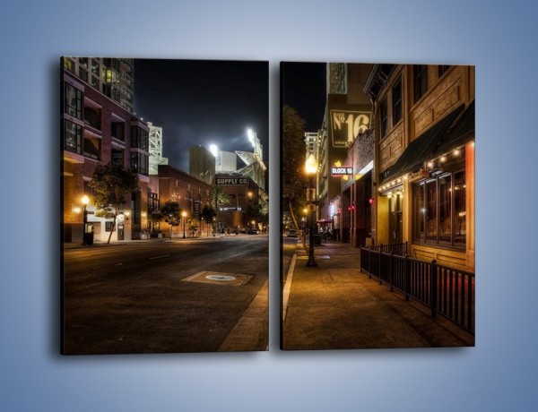 Obraz na płótnie – Ulica San Diego w Kaliforni – dwuczęściowy prostokątny pionowy AM390