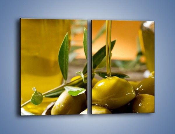 Obraz na płótnie – Oliwa z oliwek – dwuczęściowy prostokątny pionowy JN195